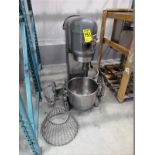 Hobart planetary mixer, mod. H800T, ser. no. 1279952, 80 qtrs.., 1 hp, 230V, c/w accessories