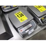 Ohaus digital scale, mod. FD6, ser. no. 2003236-6BN, 8 in. x 8 in. platform, 15-0.04 lbs. cap. (