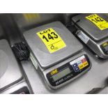 UWE digital scale, mod. GS-6000, ser. no. S6036, 8 in. x 8 in. platform, 6000-1g cap.