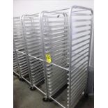 (9) aluminum tray carts
