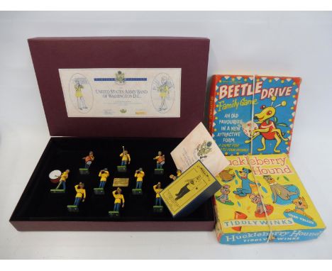 A boxed Chad Valley Tiddley Winks game and various others.