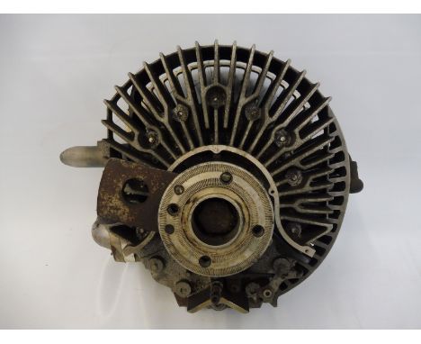 A Norton Wankel ex-military drone engine with a two blade wooden propeller. 