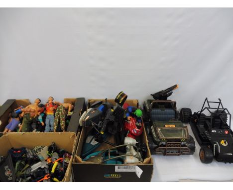 A quantity of modern Action Man figures, accessories and vehicles.