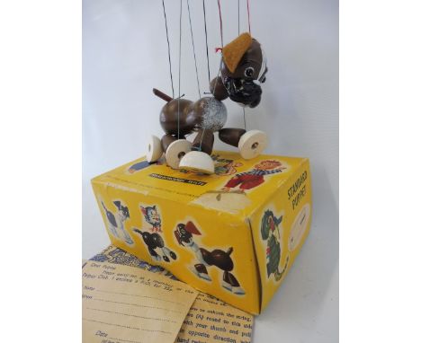 A boxed Pelham puppet 'Bengo', early 1970s, with instructions, original tissue and paper box. 