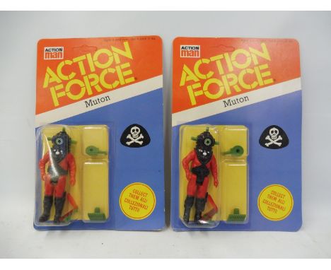 Two Action Man 'Action Force' carded figures, in excellent condition.