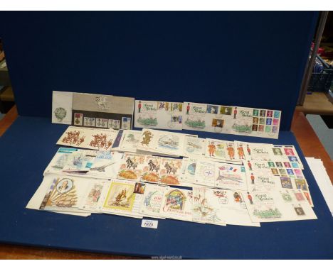 A small quantity of First day Covers ranging from 1968 through to 1982.