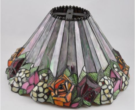 A Tiffany style glass lamp shade
