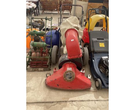 A BILLY GOAT TRASH GARDEN VAC, WITH A HONDA 3.5 HP ENGINE 