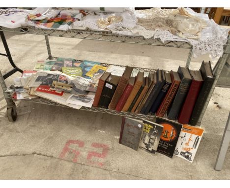 A COLLECTION OF VINTAGE BOOKS TO INCLUDE ENGINEERING AND MECHANICING ETC 
