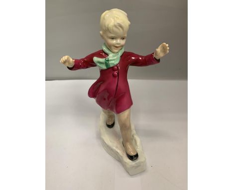 A ROYAL WORCESTER JANUARY GIRL FIGURINE 