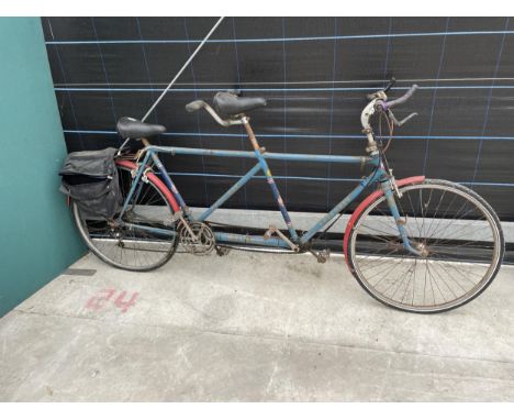 A VINTAGE TANDEM BICYCLE 