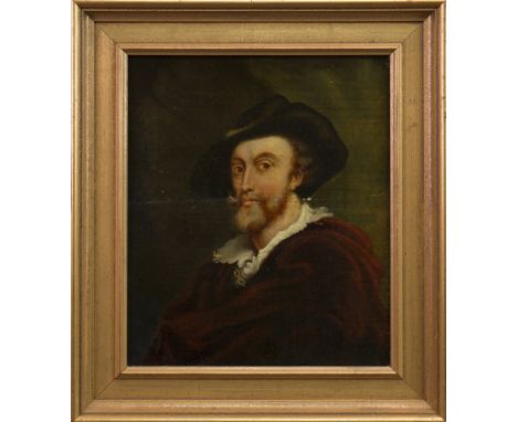 MODERN EUROPEAN SCHOOL,
PORTRAIT OF A MAN
oil on panel, signed
28cmx 24cm
Framed