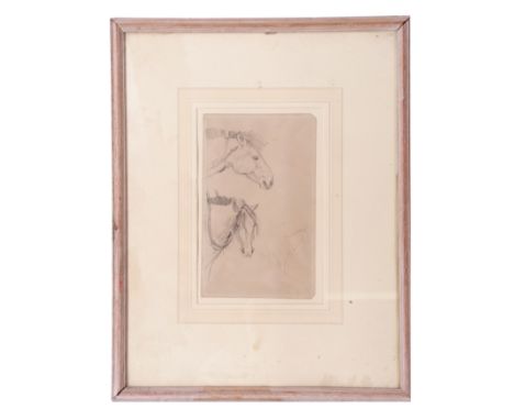 Pencil sketch, Horse Studies