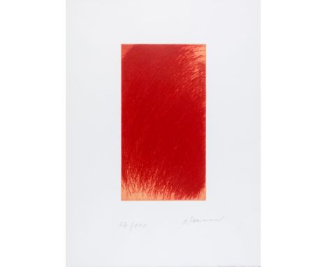 Rainer, Arnulf (1929 Baden bei Wien)  Metamorphose, 2001 Farbkaltnadelradierung auf Velin. Rechts unten mit Bleistift signier
