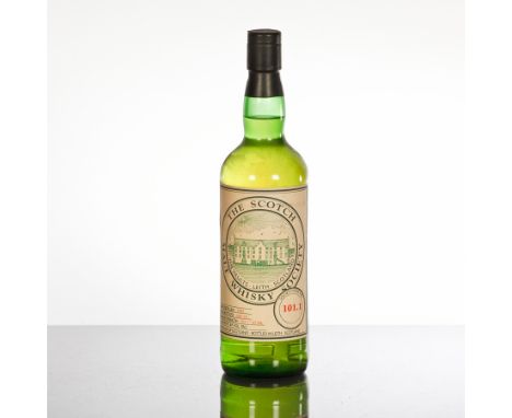 KNOCKANDO SMWS 101.1
Cask strength single Speyside malt whisky, distilled in 1980 and bottled in January 1993 for the Scotch 