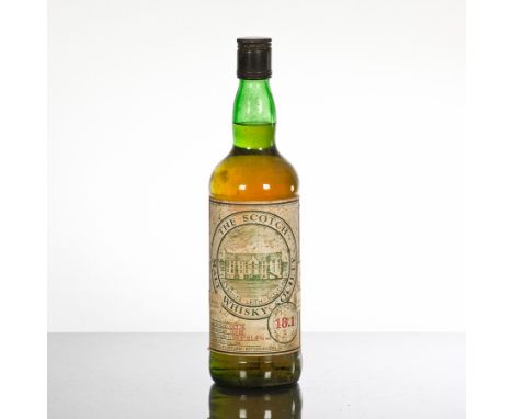 INCHGOWER SMWS 18.1
Cask strength single Speyside malt whisky, distilled in October 1976 and bottled in February 1985 for the