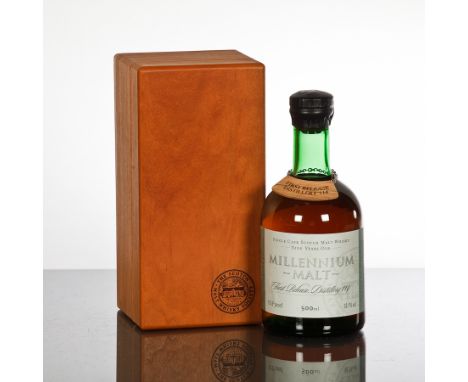 LONGROW 114.1 SMWS MILLENNIUM MALT
Cask strength single Campbeltown malt whisky, distilled in March 1990 and aged for 9  year