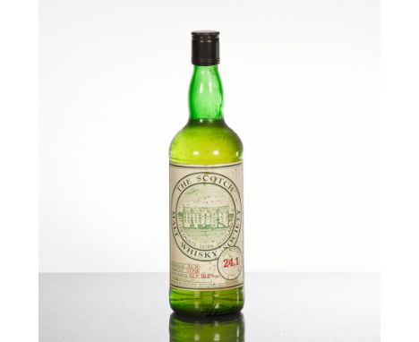 MACALLAN SMWS 24.1
Cask strength single HIghland malt whisky, distilled in July 1974 and bottled in October 1985 for the Scot