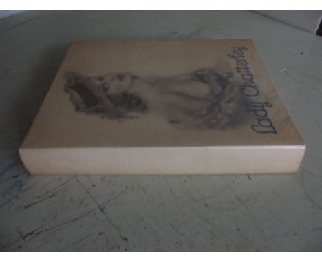LAWRENCE (D.H.).  "Lady Chatterley."  ltd edn of 1000, col plts by Edouard Chimot comp, orig wps, dj, 4to, Deux-Rives, 1950 v