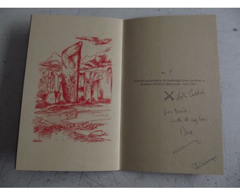 "Chance Medley."  illus Rigby Graham, signed ltd edn of 100, orig wps 1981 vg