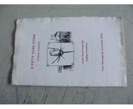 "A Fifty Year Span." illus Rigby Graham, ltd edn of 120, signed Caddick & Savage, orig wps, 1979 vg
