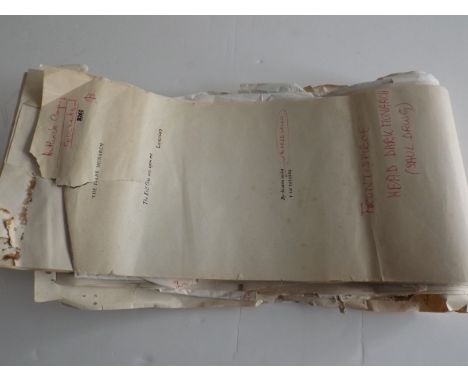 SVEN BERLIN. "The Dark Monarch, A Portrait from Within." galley proofs with extensive manuscript alterations by Berlin re-arr