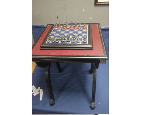 A CHESS SET ON TABLE |THE CIVIL WAR|