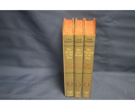 TOLKIEN |LORD OF THE RINGS| 3 VOLUME SET- REVISED EDITION PUBLISHED BY GEORGE ALLEN AND UNWIN COMPRISING |THE FELLOWSHIP OF T
