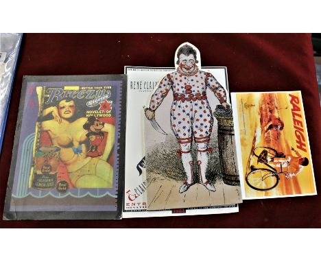 Raleigh Cycle Co Postcard (The Raleigh Lion Poster), 1996, Breezy Stories Real Gold advert card (20x15cm), BFI "An Italian St