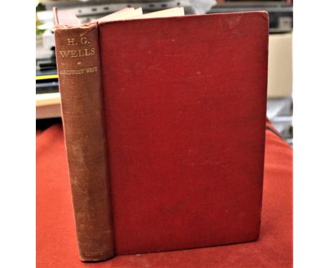 Book - 'H.G. Wells - a special for a portrait' by G. West 1930-hardback in used good condition