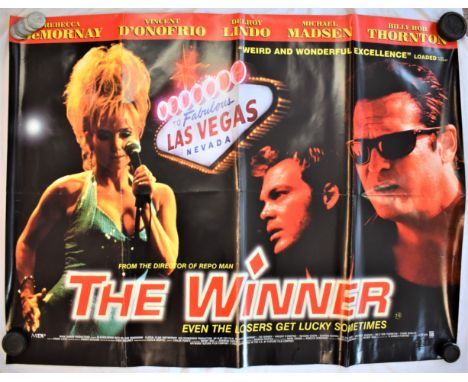 Film Poster-'The Winner'-starring Rebecca Demornay-Delroy Lindo-measurement 100cm x 76cm-folds in poster other wise very good