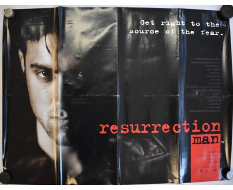 Film Poster-1997-'Resurrection Man'-starring James Nesbitt-John Hannah-double sided poster-measurements 100cm x 76cm-folds in