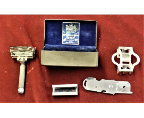 Razor-Wilkinson Sword Razor Set-(With Blades) in metal box good condition for age
