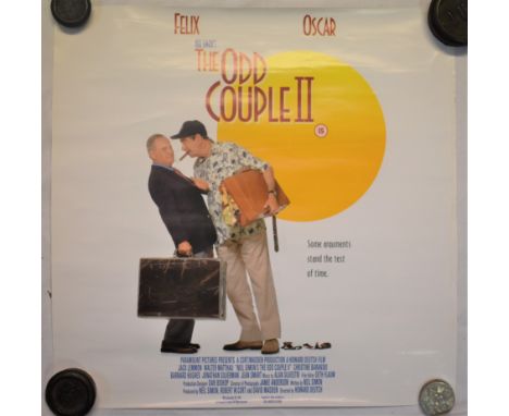 Film Posters-1997-(2) posters identical-'The Odd Couple-2'-starring Jack Lemmon-Walter Matteau-measurements 43cm x 41cm-fold 