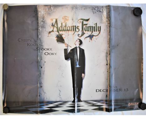 Film Poster-'The Addam's Family'-measurements 100cm x 76cm-folds in poster other wise very good condition