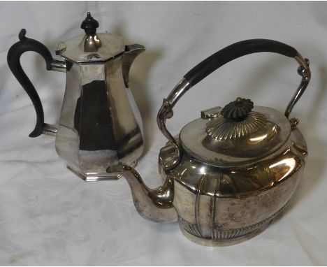 EPNS TEAPOT &amp; HOT WATER JUG  