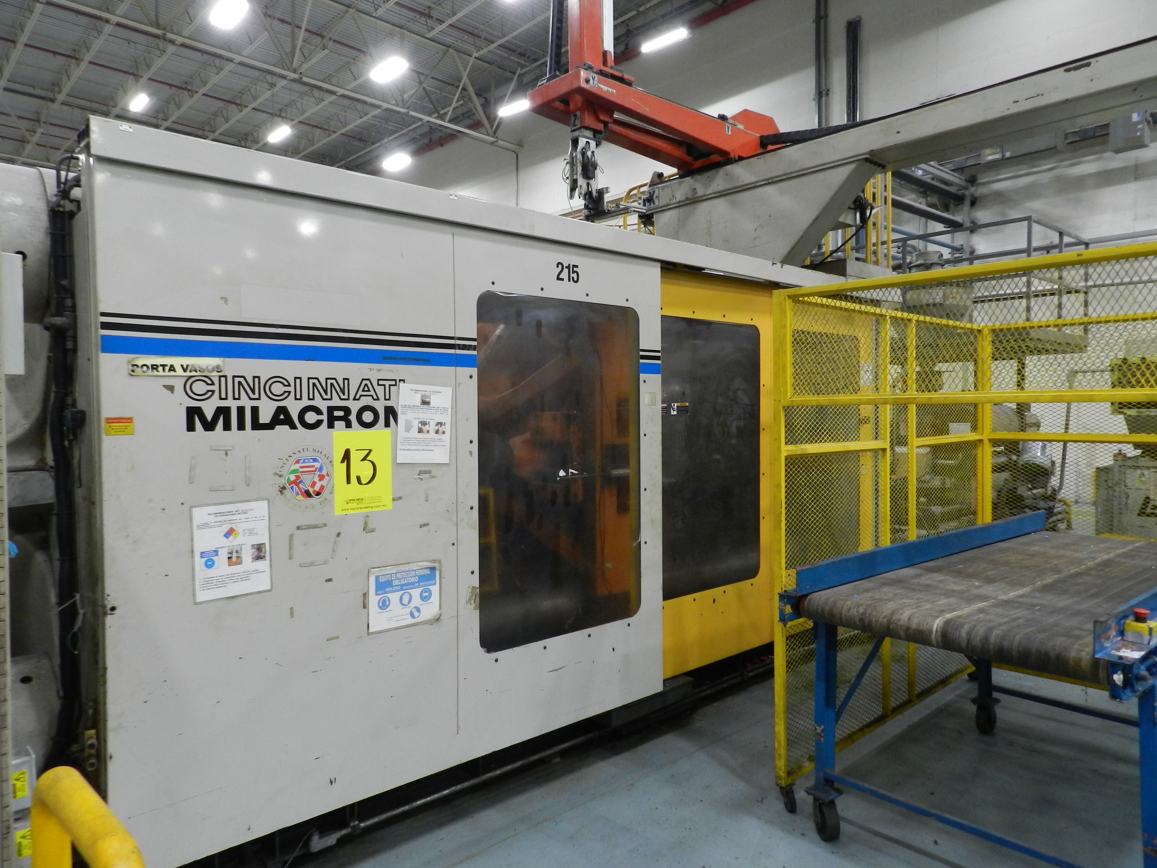 MÁquina De InyecciÓn De PlÁstico Marca Cincinnati Milacron Mod Vl 1500