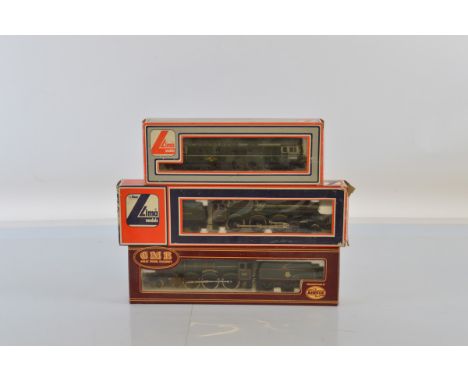 Three OO gauge locomotives, including a Lima 20 5103MW, Lima 205115 MWG, Airfix castle Class BR 54125-5, all boxed (3)