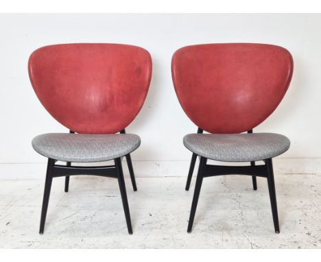 BAXTER ALVARO CHAIRS, a set of six, by Draga Obradovic and Aurel K Basedow, 95cm H x 67cm x 60cm. (6)