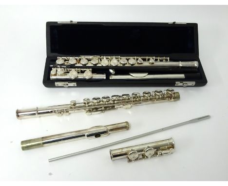 Roy Benson, a flute cased and another flute marked Buffet Cooper Paris (2).