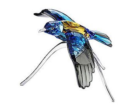 Swarovski Crystal, Paradise Birds, Roller Bird, boxed.