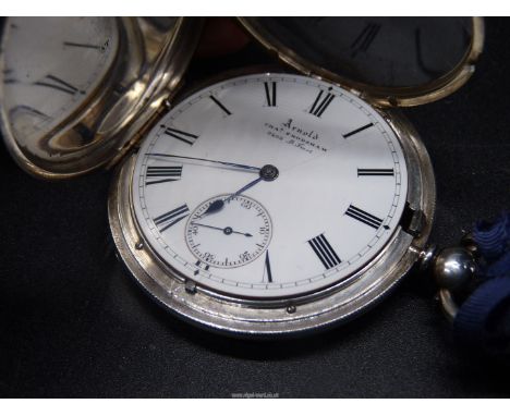 A silver cased key wound Pocket Watch, the quality fusee movement No. 9202 by Arnold Charles Frodsham, 84 Strand, London havi