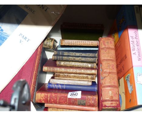 A tub of books to include; British Atlas, Great Western Railway magazine January to December 1908, L.S. Lowry A Biography by 