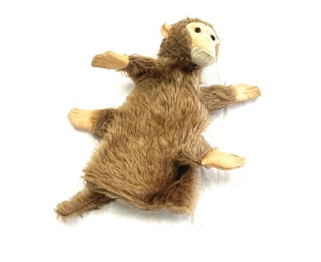 Vintage Hand Monkey, hand puppet "Timmy", c. 1950's-60's.