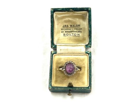 Georgian Ruby and rose cut diamond ring 
