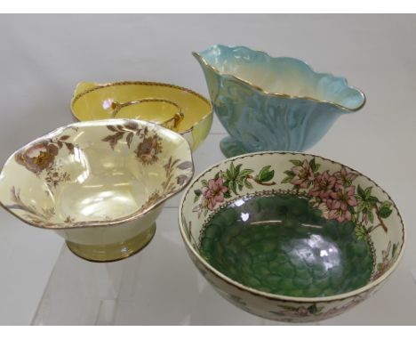 A Quantity of Maling Ware, including a tulip vase, azalea fruit bowl, a peony fruit bowl, a peony rose fruit bowl together wi