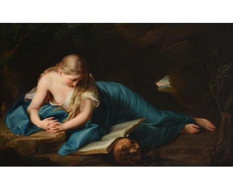 AFTER POMPEO GIROLAMO BATONI THE PENITENT MARY MAGDALENEOil on canvas60 x 94cm (23½ x 37 in.)Provenance:Sale, Christie's Sout