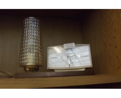 Retro clock lamp