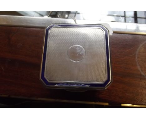 Silver hallmarked trinket box