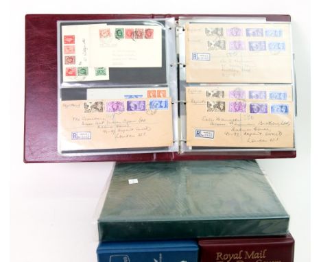 A large collection of Great Britain first day covers in seven albums.